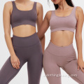 Quần legging nữ lưng cao có gân